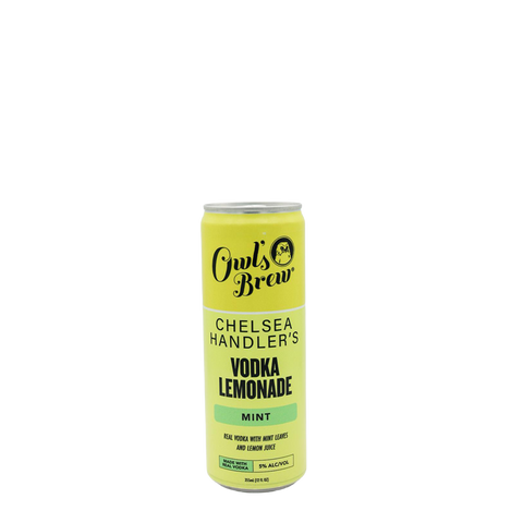 Owl's Brew Chelsea Handler's Vodka Lemonade Mint 355ml Can