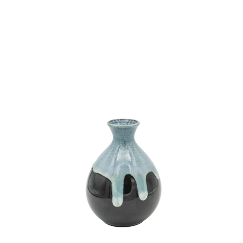 Black & Gray Ceramic Sake Server 9 oz