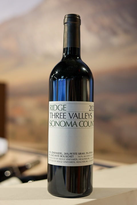 Ridge Three Valleys Sonoma County 2021