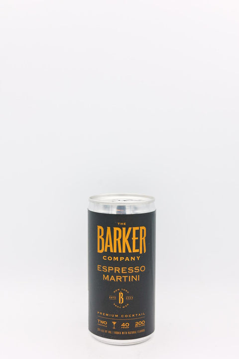 The Barker Company Espresso Martini 200ml Can