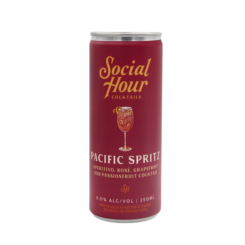 Social Hour Pacific Spritz Passionfruit 250ml