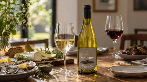Glasses of red and white wine served side by side to highlight differences in wine styles and tasting experiences.
