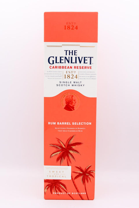 The Glenlivet Single Malt Scotch Whisky Caribbean Reserve 750ml