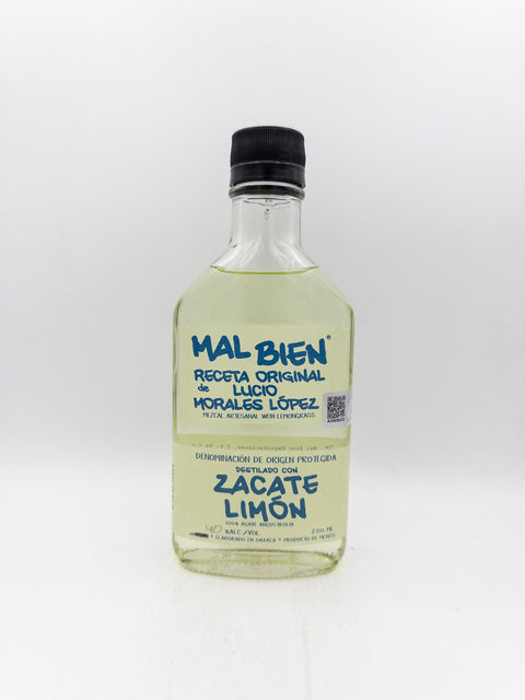 Mal Bien Zacate Limon Mezcal 200ml