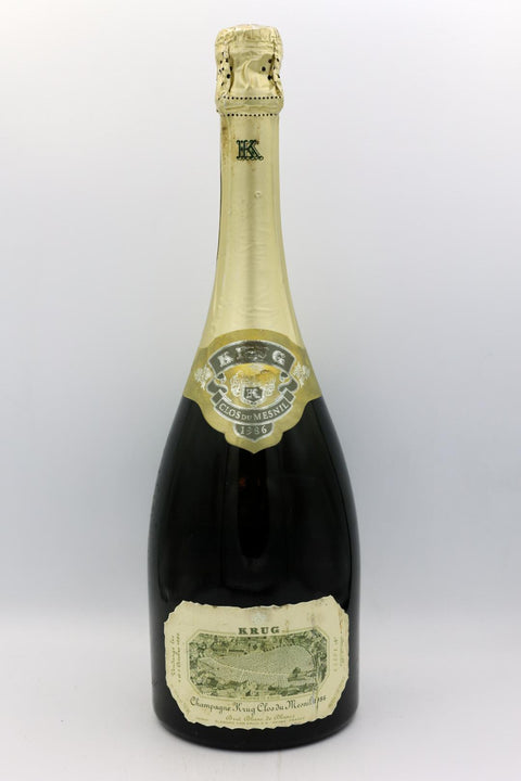 Krug Blanc de Blancs, Clos du Mesnil, 1986