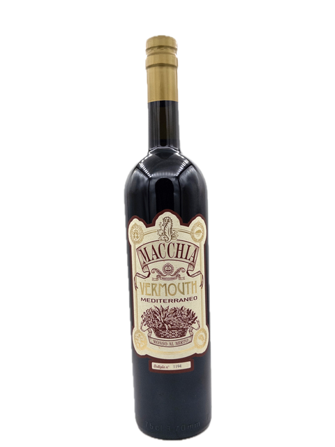 Macchia Vermouth Mediterraneo Rosso al Mirto 750ml