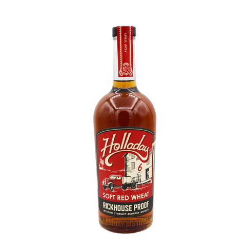 Holladay Soft Red Wheat Rickhouse Proof Missouri Straight Bourbon Whiskey 750ml