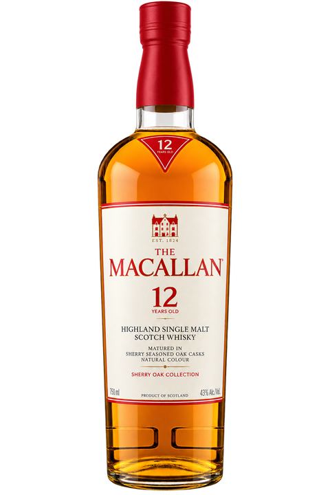The Macallan Sherry Oak Cask 12 Year Highland Single Malt Scotch Whisky