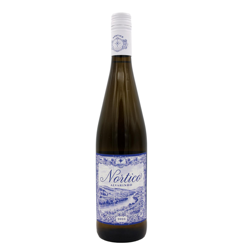 Nortico Alvarinho 2023 crisp white wine for elegant dinner hosting