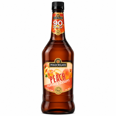 Hiram Walker Peach Schnapps 750ml
