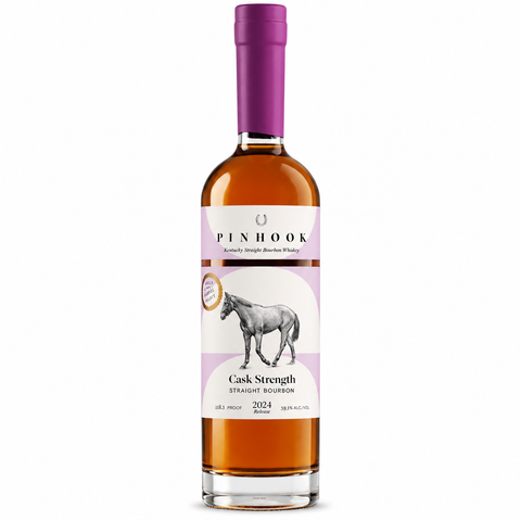 Pinhook Bourbon Cask Strength 5 Year Magenta Wax 750ml