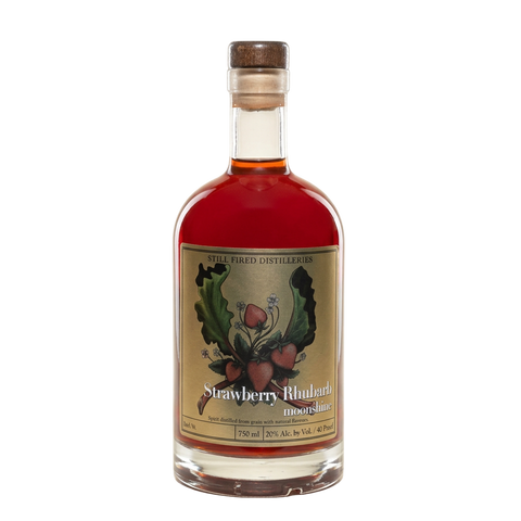 Still Fired Distillery Strawberry Rhubarb Moonshine 750ml