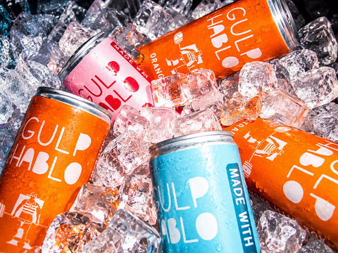 Gulp/Hablo La Mancha Orange Can 250ml 4 Pack
