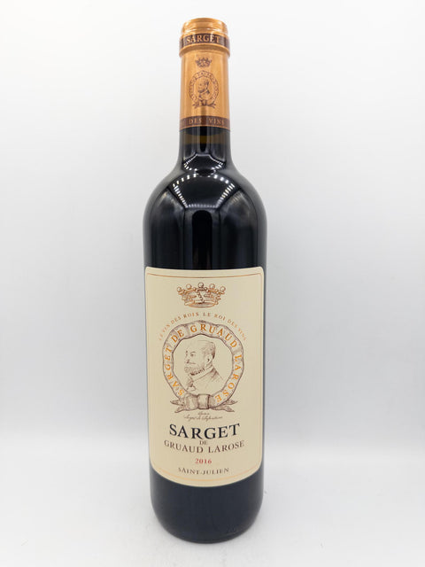 Sarget De Gruaud La Rose  Saint Julien 2016