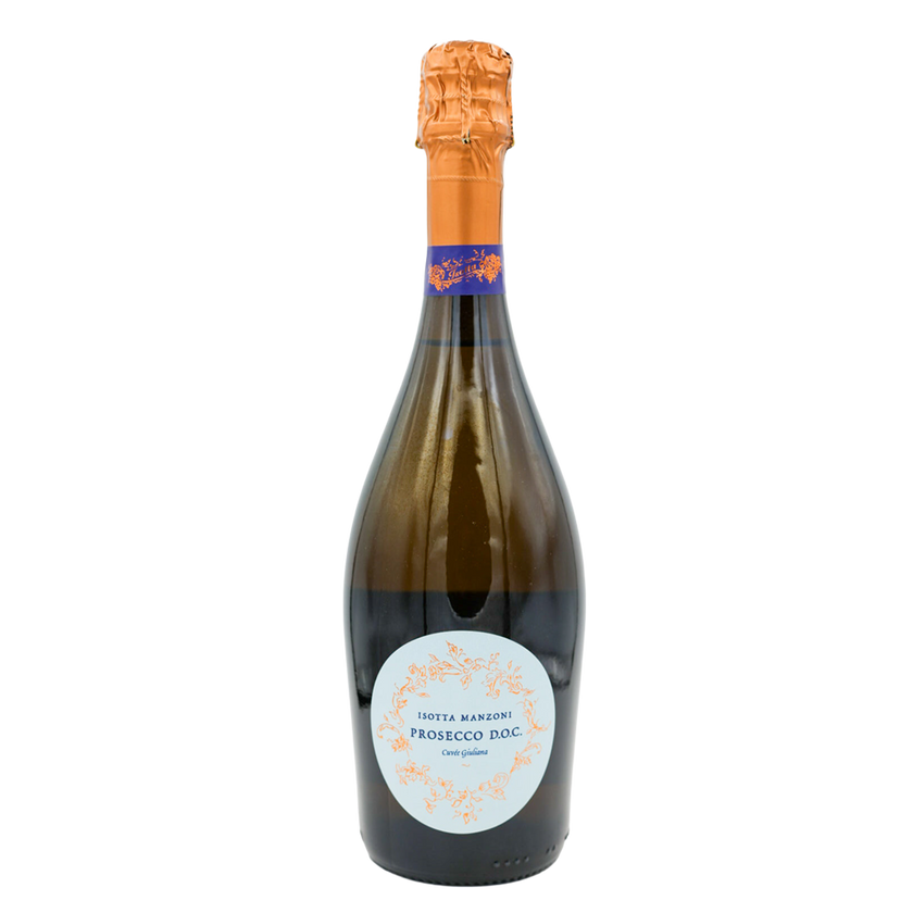 Isotta Manzoni Prosecco Cuvee Giuliana sparkling wine for summer spritz cocktails