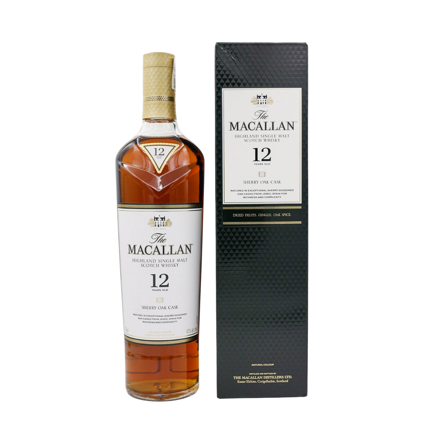 The Macallan Sherry Oak Cask 12 Year Highland Single Malt Scotch Whisky