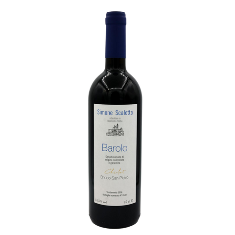 Simone Scaletta Barolo Chirlet Bricco San Pietro 2016