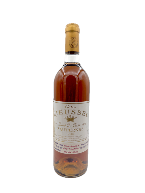 Chateau Rieussec, Sauternes 1986