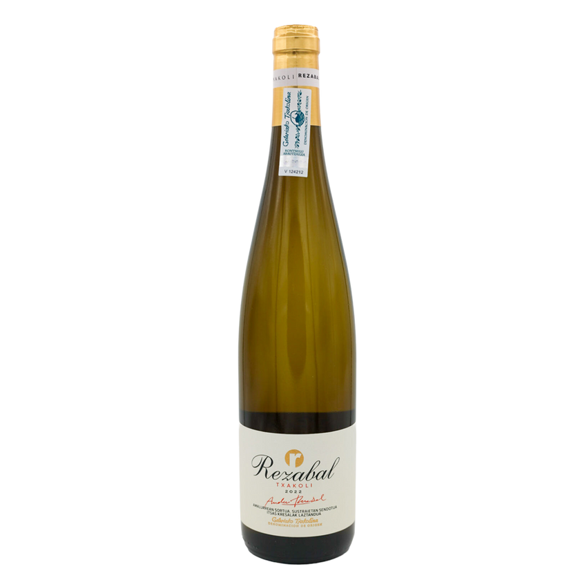 Bodega Rezabal Txakoli de Getaria 2023 refreshing Txakoli white wine recommended by Community Wine Spirits