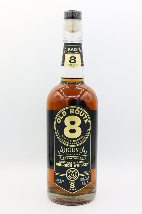 Augusta Distillery Old Route 8 Year Straight Bourbon Whiskey 750ml