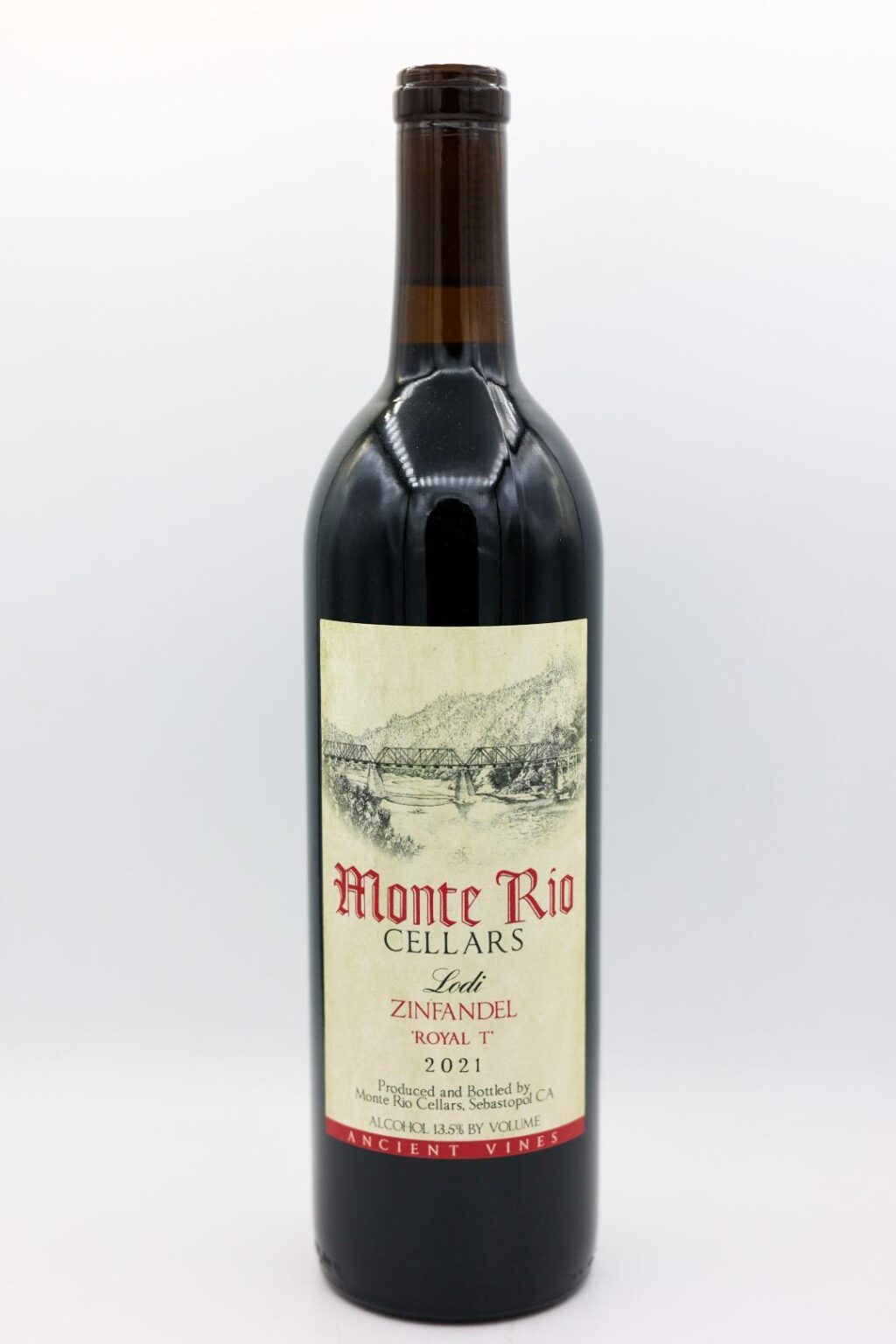 Monte Rio Cellars Lodi Zinfandel Royal T 2021