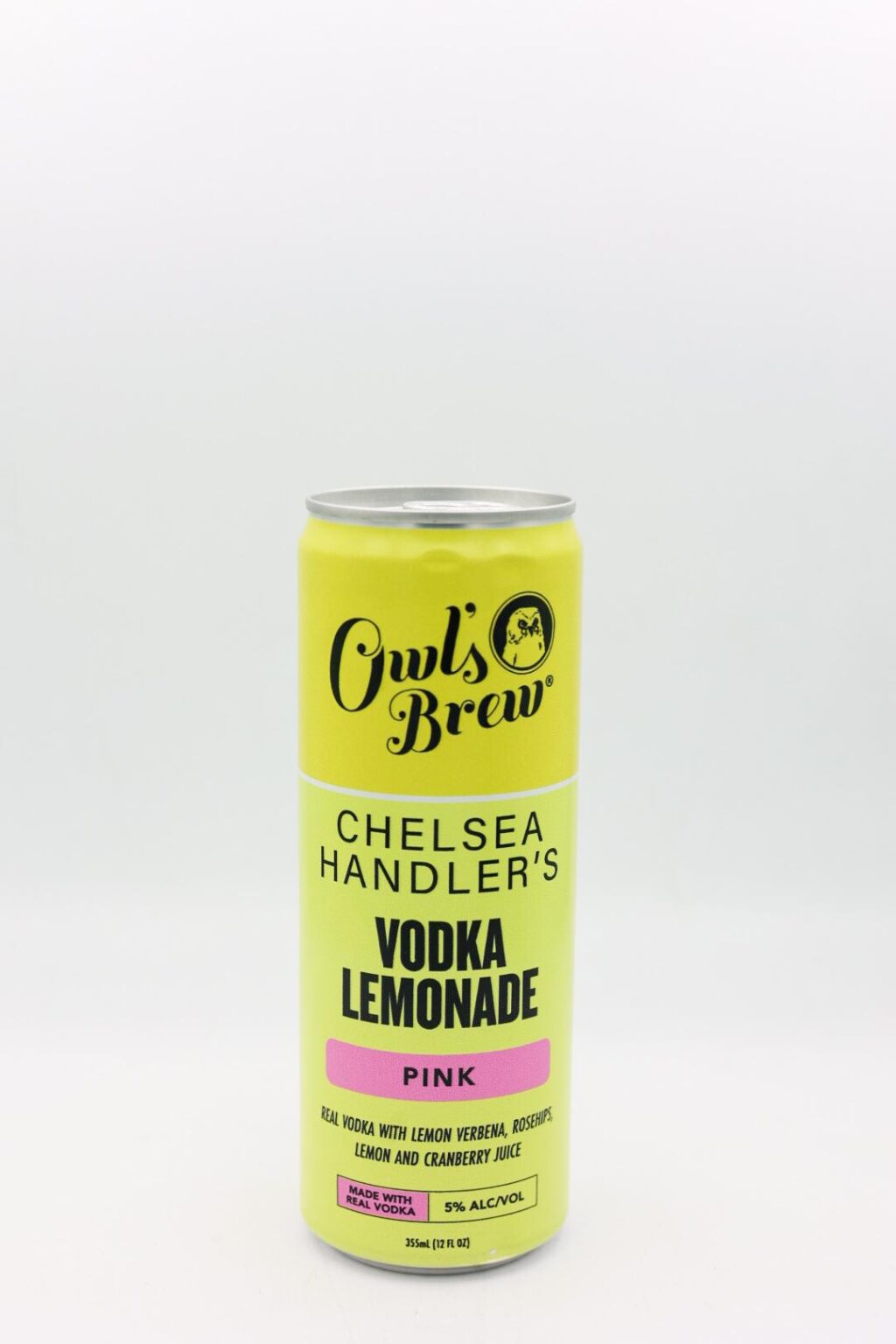 Owl’s Brew Chelsea Handler’s Vodka Pink Lemonade 355ml Can