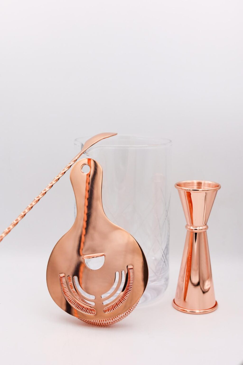 Copper Mixologist Barware Set