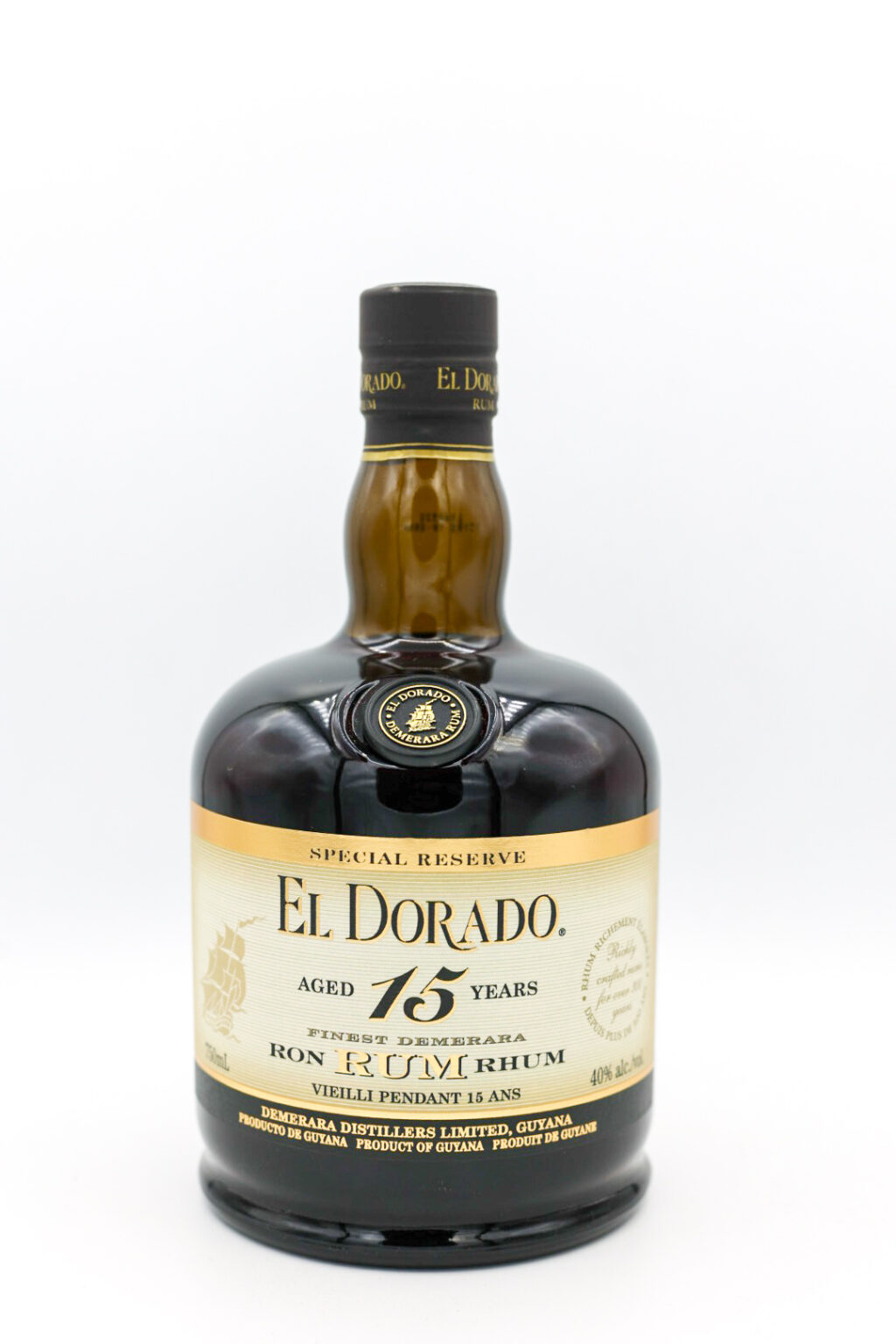 El Dorado Rum  15 Year Old Special Reserve Finest Demerara Rum 750ml