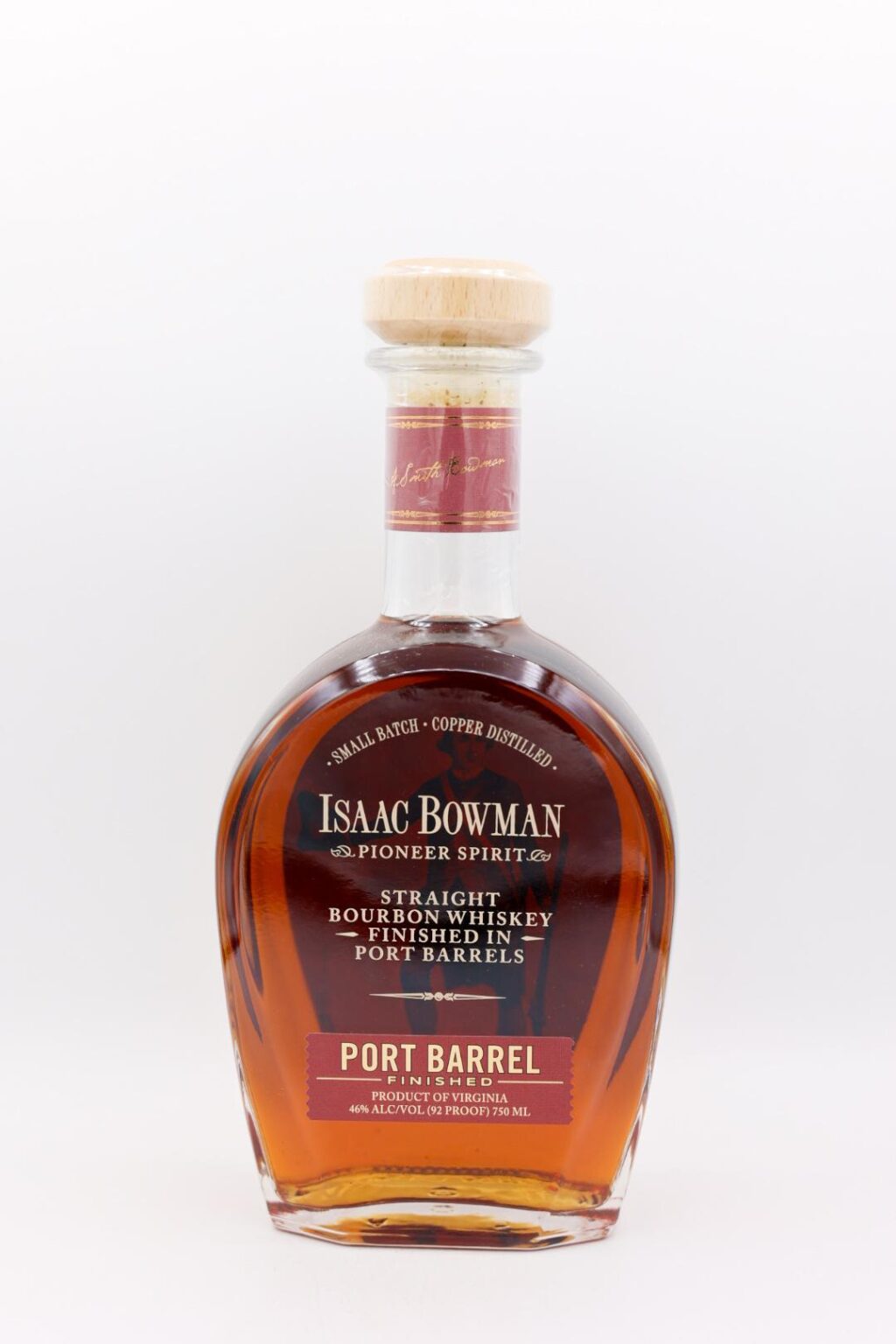 Isaac Bowman Port Barrel Finished Straight Bourbon Whiskey 750ml