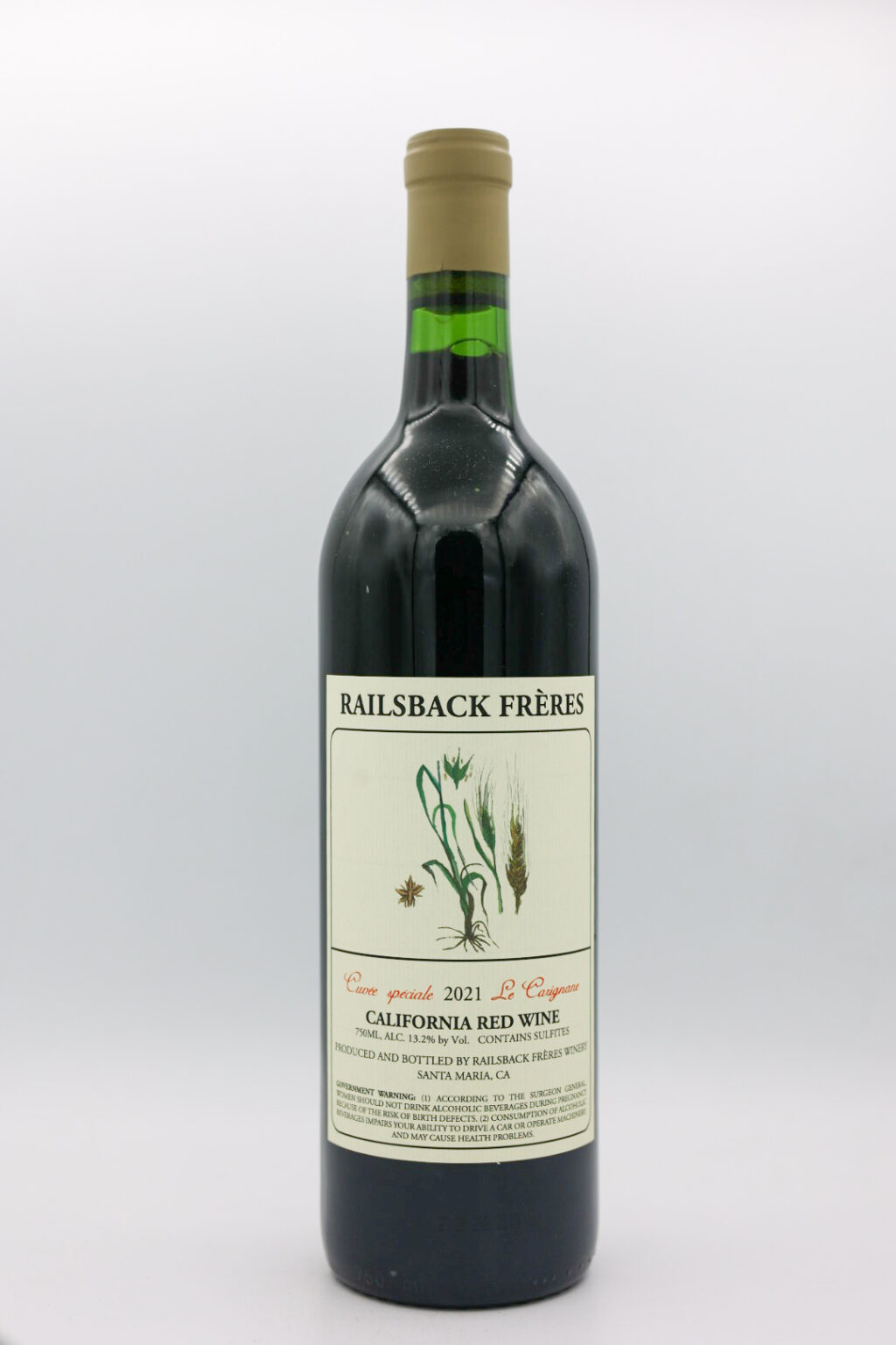 Railsback Freres Cuvee Speciale Le Carignane California Red Wine 2021
