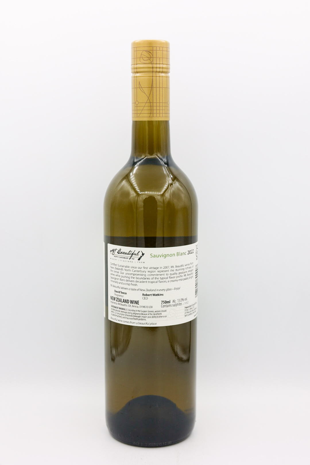 Mt. Beautiful Sauvignon Blanc 2022