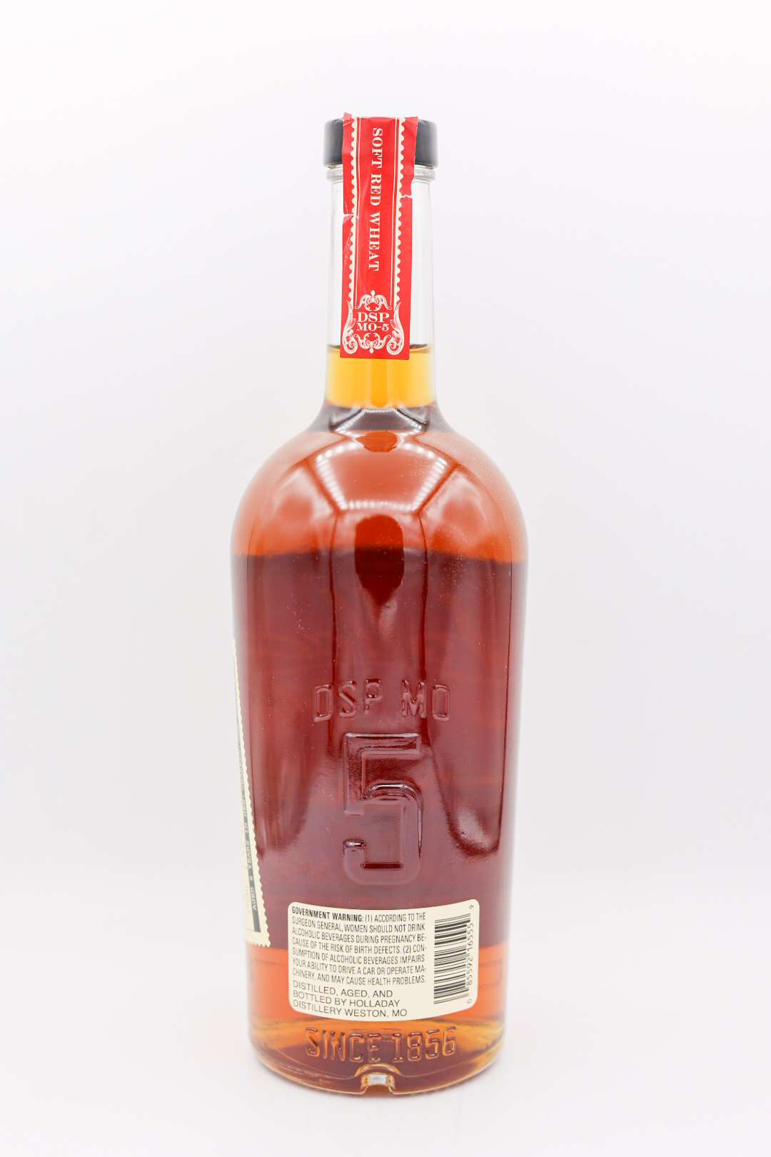 Holladay Soft Red Wheat Rickhouse Proof Missouri Straight Bourbon Whiskey 750ml