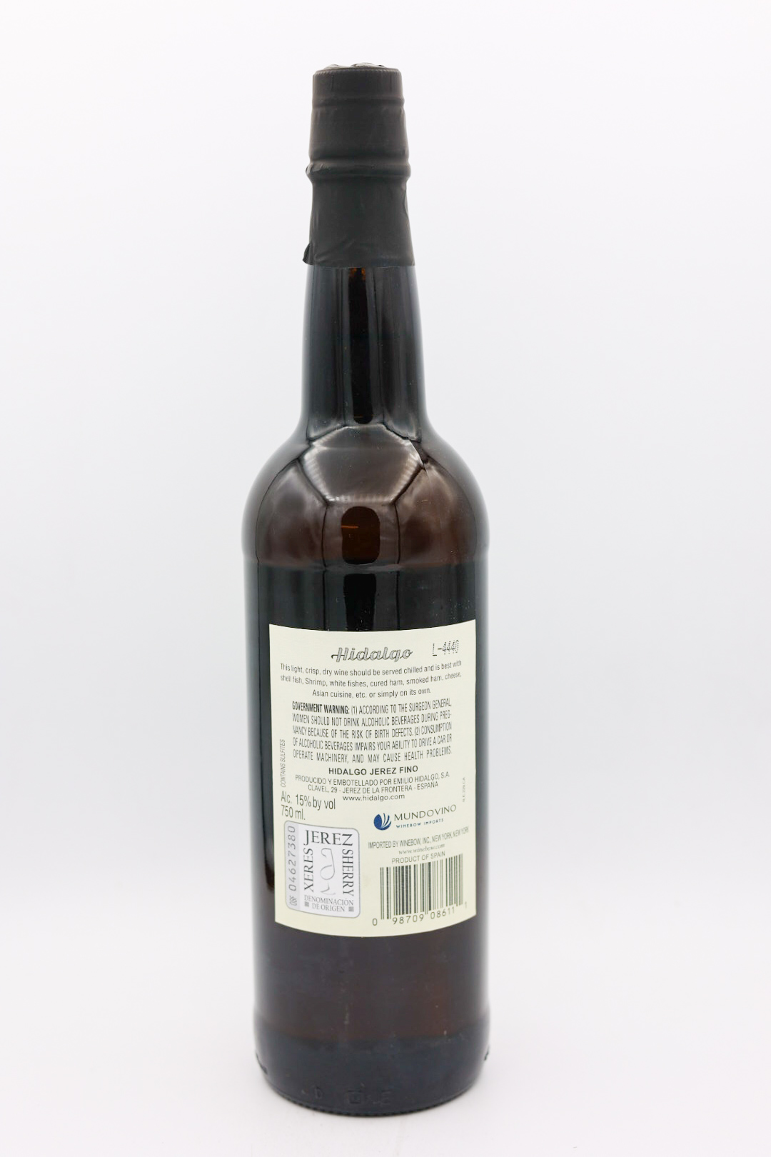 Hidalgo Fino Sherry 750ml