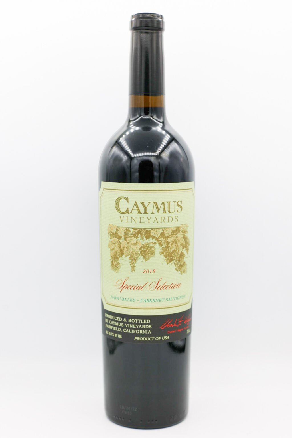 Caymus Vineyards Napa Valley Cabernet Sauvignon Special Selection 2018
