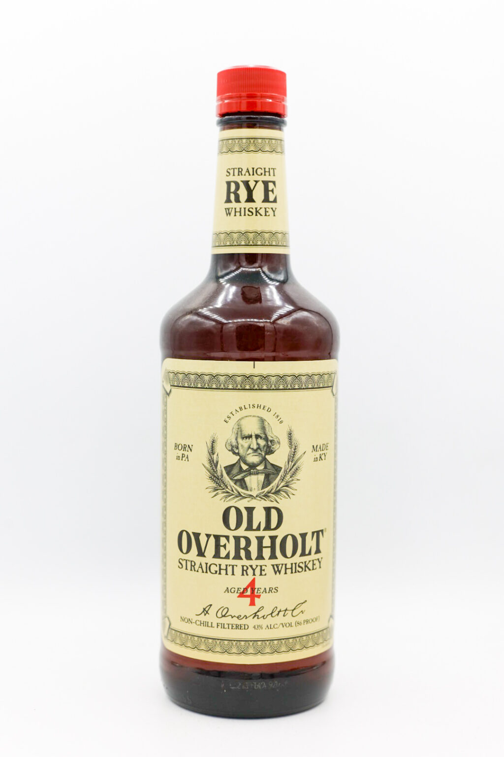 Old Overholt 86 Proof Straight Rye Whiskey 750ml