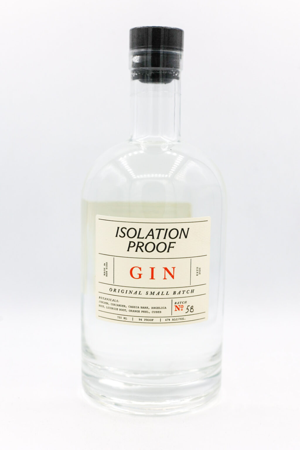 Isolation Proof Original Small Batch Gin 750ml