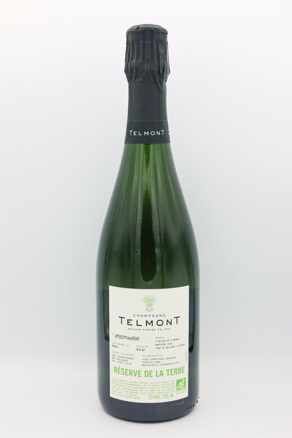 Telmont Champagne Reserve de La Terre Extra Brut