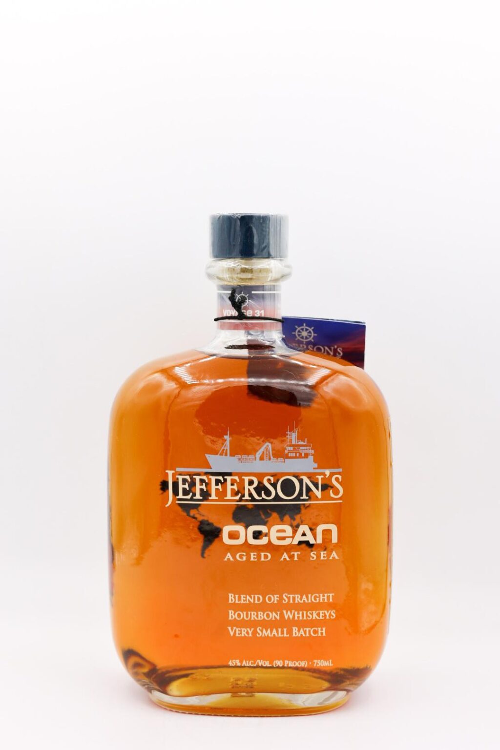 Jefferson’s Ocean Aged at Sea Straight Bourbon Whiskey 750ml