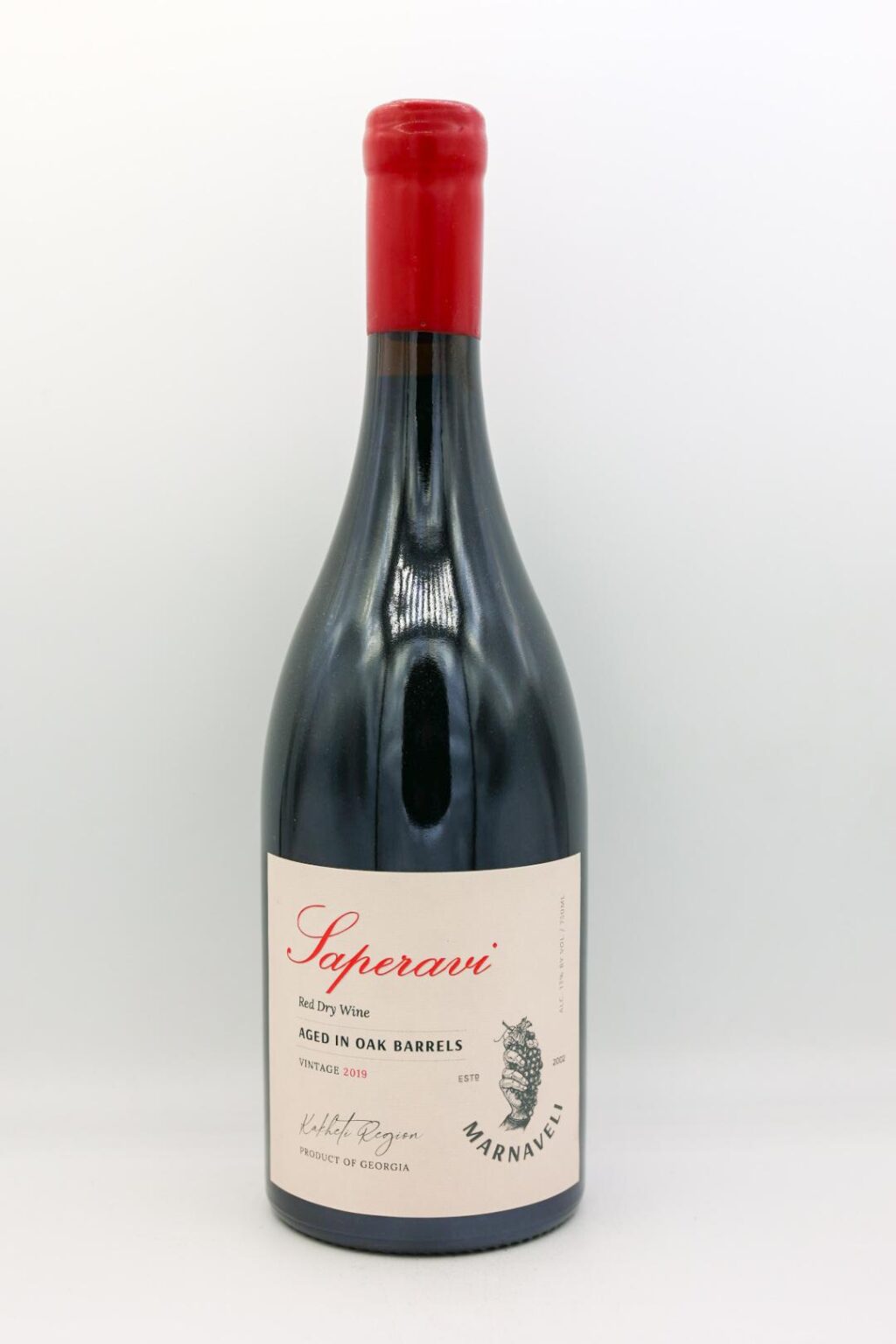 Marnaveli Saperavi Oak Aged Dry Red Wine 2019