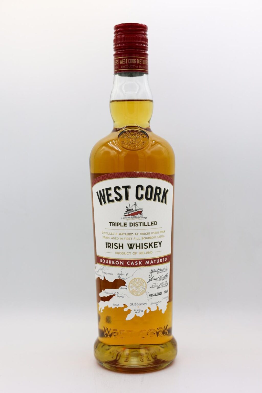 West Cork Bourbon Cask Matured Irish Whiskey 750ml