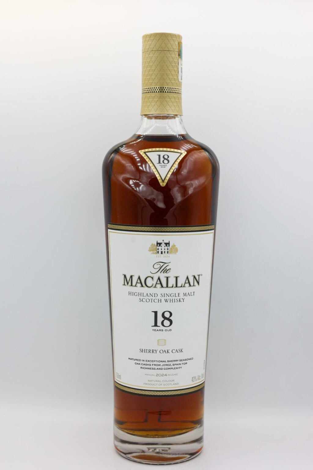 Macallan 18 Year Sherry Cask Single Malt Scotch Whisky 750ml