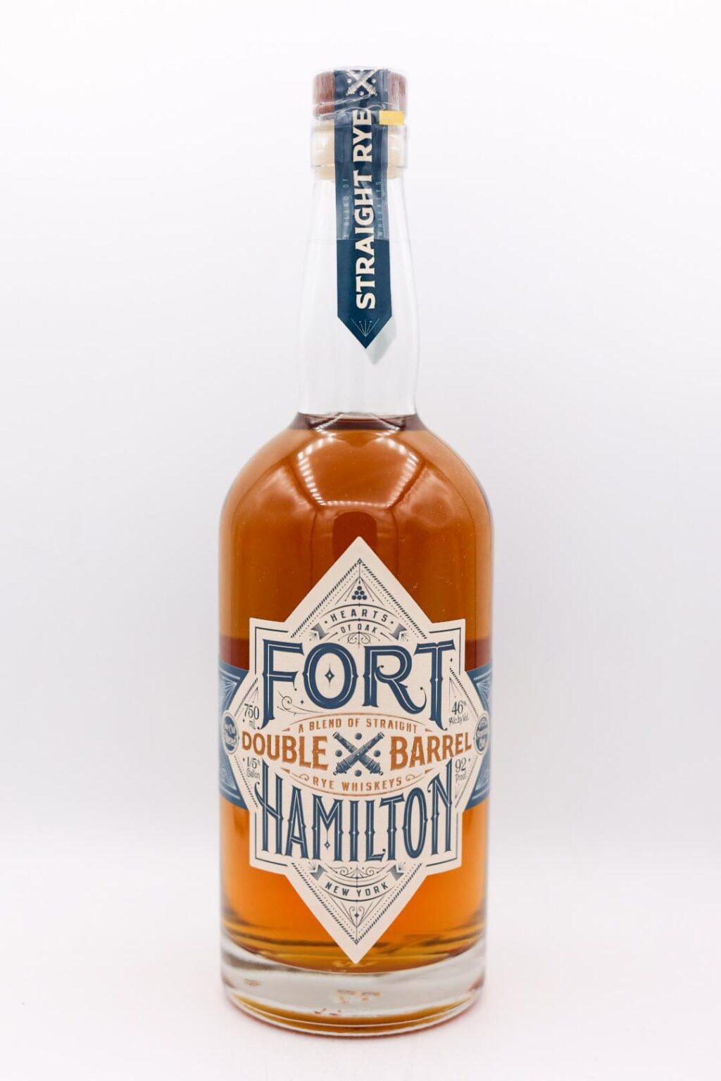 Fort Hamilton Double Barrel Rye Whiskey 750ml